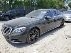 Salvage cars for sale from Copart Cicero, IN: 2017 Mercedes-Benz S 550 4matic