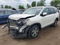 Honda Pilot exl Vehiculos salvage en venta: 2017 Honda Pilot EXL