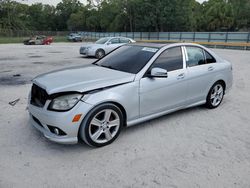 Salvage cars for sale from Copart Fort Pierce, FL: 2010 Mercedes-Benz C300