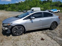 Salvage cars for sale from Copart West Mifflin, PA: 2015 Honda Civic EX