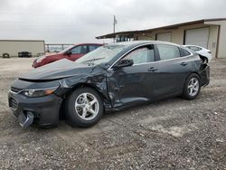 Chevrolet Malibu ls salvage cars for sale: 2018 Chevrolet Malibu LS