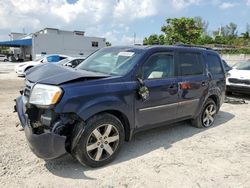 Vehiculos salvage en venta de Copart Opa Locka, FL: 2015 Honda Pilot Touring