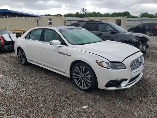 2018 Lincoln Continental Select