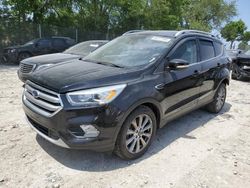 Ford Vehiculos salvage en venta: 2017 Ford Escape Titanium