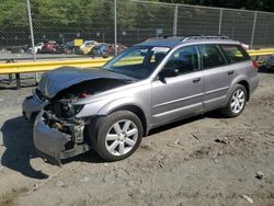 Subaru Outback Vehiculos salvage en venta: 2008 Subaru Outback 2.5I