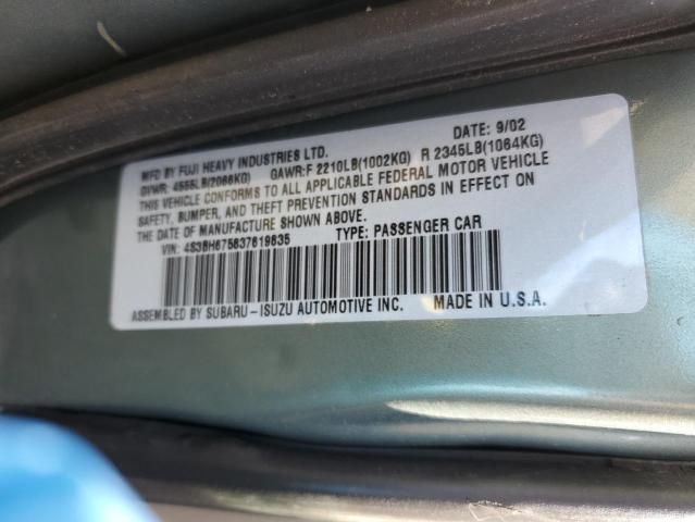 2003 Subaru Legacy Outback AWP