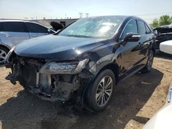 Salvage cars for sale from Copart Elgin, IL: 2017 Acura RDX Advance