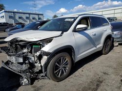 Toyota Highlander salvage cars for sale: 2017 Toyota Highlander SE