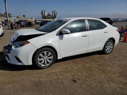 Toyota salvage cars for sale: 2016 Toyota Corolla L