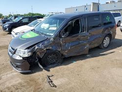 Salvage cars for sale from Copart Woodhaven, MI: 2017 Dodge Grand Caravan SE