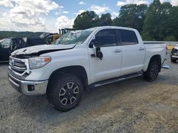 Vehiculos salvage en venta de Copart Concord, NC: 2017 Toyota Tundra Crewmax 1794