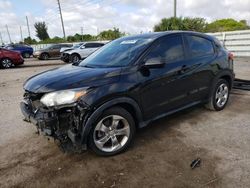Salvage cars for sale from Copart Miami, FL: 2018 Honda HR-V LX