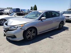 Vehiculos salvage en venta de Copart Hayward, CA: 2016 Honda Accord Sport