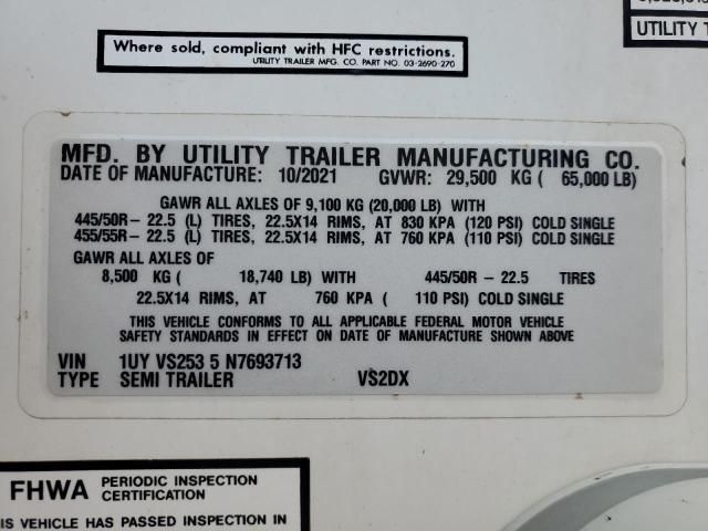 2022 Other Utility Trailer