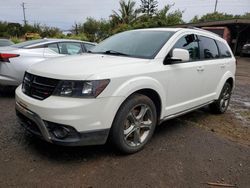 Salvage cars for sale from Copart Kapolei, HI: 2017 Dodge Journey Crossroad