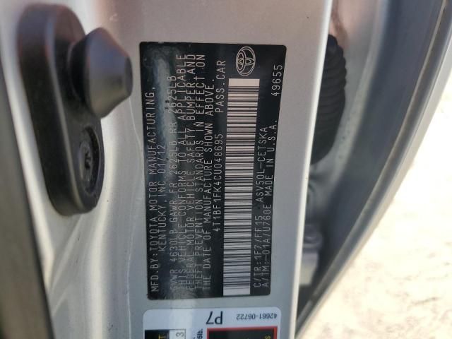 2012 Toyota Camry Base