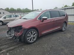 Salvage cars for sale from Copart York Haven, PA: 2018 Chrysler Pacifica Limited