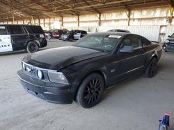 Ford Mustang salvage cars for sale: 2006 Ford Mustang GT