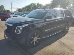 2015 Cadillac Escalade ESV Luxury en venta en Moraine, OH