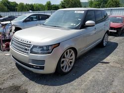 Salvage cars for sale from Copart Grantville, PA: 2014 Land Rover Range Rover Supercharged