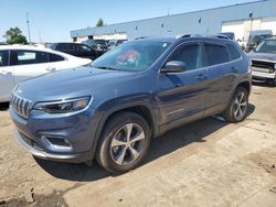 Jeep Cherokee Limited salvage cars for sale: 2020 Jeep Cherokee Limited