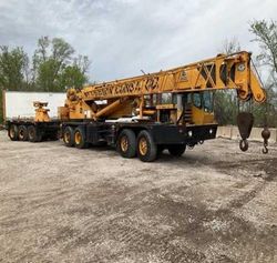 Grov salvage cars for sale: 1979 Grov 1989 Grove 8435G 35-TON 8X4 Hydraulic Truck Crane