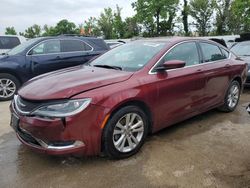 Chrysler 200 salvage cars for sale: 2015 Chrysler 200 Limited