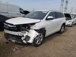 Vehiculos salvage en venta de Copart Elgin, IL: 2015 Toyota Highlander Limited