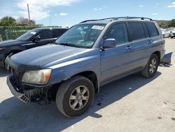 Salvage cars for sale from Copart Orlando, FL: 2006 Toyota Highlander Limited