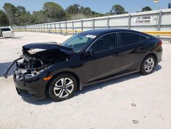 Salvage cars for sale from Copart Fort Pierce, FL: 2017 Honda Civic LX