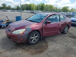 Honda Accord salvage cars for sale: 2003 Honda Accord EX