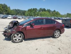 Honda salvage cars for sale: 2012 Honda Civic LX