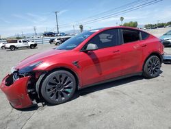 Salvage cars for sale from Copart Colton, CA: 2022 Tesla Model Y