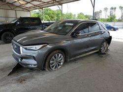 Infiniti QX50 salvage cars for sale: 2021 Infiniti QX50 Luxe