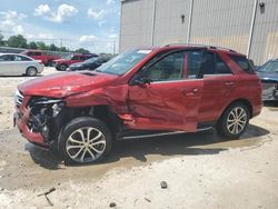 Mercedes-Benz salvage cars for sale: 2016 Mercedes-Benz GLE 350 4matic