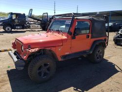 2006 Jeep Wrangler X en venta en Colorado Springs, CO
