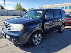 Honda salvage cars for sale: 2012 Honda Pilot EXL