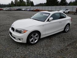 BMW 1 Series salvage cars for sale: 2012 BMW 128 I