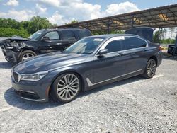 BMW salvage cars for sale: 2018 BMW 750 XI