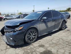 Salvage cars for sale from Copart Colton, CA: 2021 Toyota Camry SE