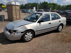 Toyota Corolla salvage cars for sale: 1999 Toyota Corolla VE