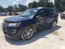 Vehiculos salvage en venta de Copart Ocala, FL: 2017 Ford Explorer XLT