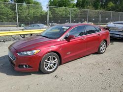 Ford Fusion Titanium Phev salvage cars for sale: 2016 Ford Fusion Titanium Phev