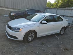 Salvage cars for sale from Copart West Mifflin, PA: 2013 Volkswagen Jetta Hybrid