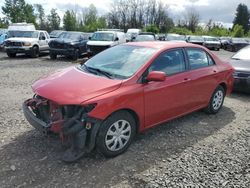 Toyota Corolla Vehiculos salvage en venta: 2011 Toyota Corolla Base