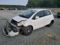 Salvage cars for sale from Copart Concord, NC: 2011 Toyota Yaris