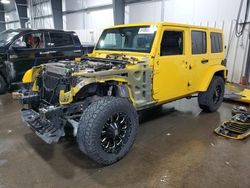 Vehiculos salvage en venta de Copart Ham Lake, MN: 2015 Jeep Wrangler Unlimited Sahara
