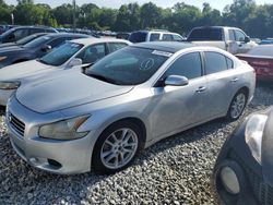 Salvage cars for sale from Copart Tifton, GA: 2011 Nissan Maxima S