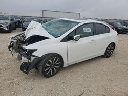 Salvage cars for sale from Copart New Braunfels, TX: 2014 Honda Civic EXL