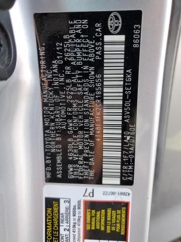 2012 Toyota Camry Base